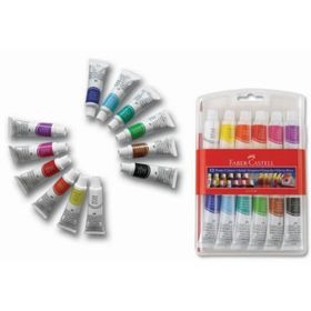 Faber Castell 12 Renk 12 ml Guaj Boya Tüp Boya