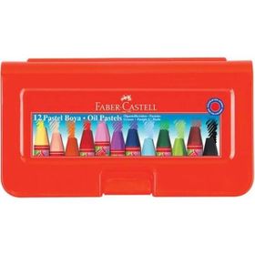 Faber Castell 12 Renk 831 Plastik Çantalı Altıgen Pastel Boya