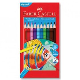 Faber Castell 12 Renk Aquarell Boya Kalemi