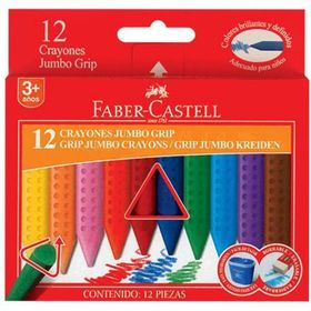 Faber Castell 12 Renk Jumbo Mum Boya