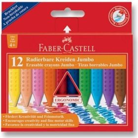 Faber Castell 12 Renk Jumbo Mum Boya