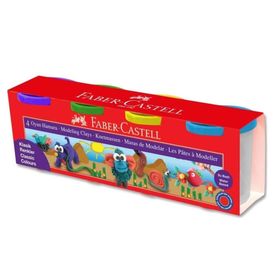 Faber-Castell 120042 4 Renk Oyun Hamuru