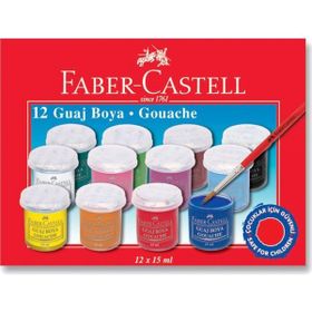 Faber-Castell 121011 12'li Guaj Boya