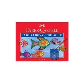 Faber-Castell 121011 12'li Guaj Boya