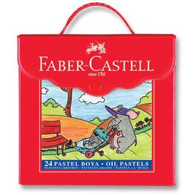 Faber-Castell 125125 Çantalı 24'Lü Pastel Boya