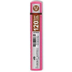Faber Castell 127622 Min Grip 05 mm 2B 60 mm 120'li Pembe Tüp Uç