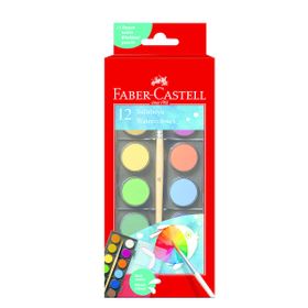 Faber Castell 12'li Küçük Boy Set Blisterli Sulu Boya