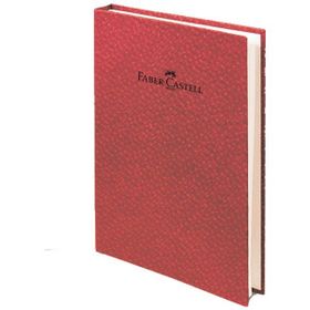Faber-Castell 140 4 5075 A5 Bambu Ciltli Koyu Kırmızı Not Defteri