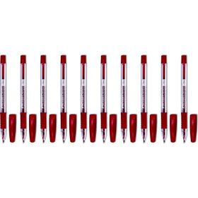 Faber Castell 1423 Kırmızı Tükenmez Kalem 1.0 mm 10 lu