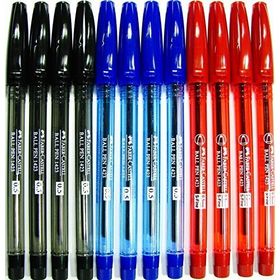 Faber Castell 1423 Kırmızı Tükenmez Kalem 1.0 mm 10 lu