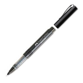Faber-Castell 1475 Vision Siyah Iğne Uçlu 10'lu Jel Mürekkepli (Roller) Kalem