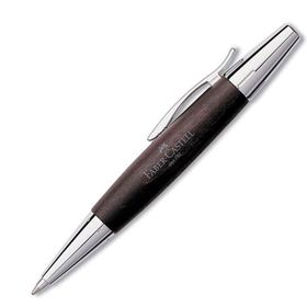 Faber Castell 148381 E-Motion Krom/Ahşap K.Kahve Tükenmez Kalem