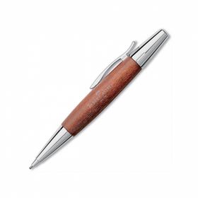 Faber Castell 148382 E-motion Krom\Ahşap Kahverengi Tükenmez Kalem