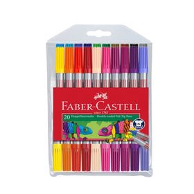 Faber Castell 151119 20 Renk Çift Uçlu Keçeli Kalem