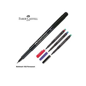 Faber-Castell 1523 S Siyah Permanent 10'lu Asetat Kalemi