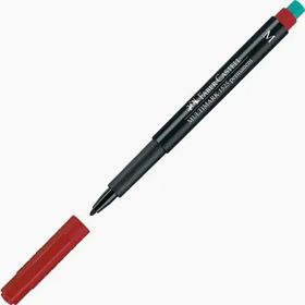 Faber Castell 1525 Multimark Medium m Kırmızı Permanent Asetat Kalem