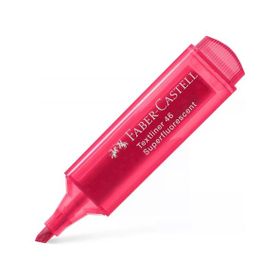 Faber Castell 1546 10'lu Kırmızı Şeffaf Fosforlu Kalem