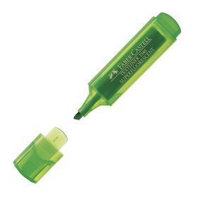 Faber-Castell 1546 Şeffaf Gövdeli Yeşil Fosforlu Kalem