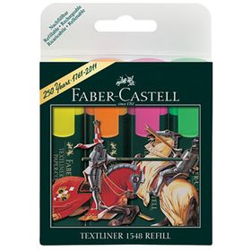 Faber-Castell 154804 4'lü Fosforlu Kalem
