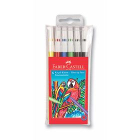 Faber-Castell 155106 6'lı Keçeli Kalem