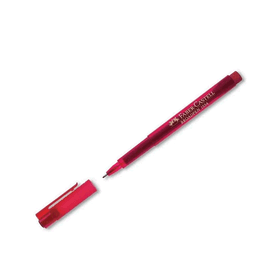 Faber-Castell 155421 Broadpen Kırmızı Keçeli Kalem