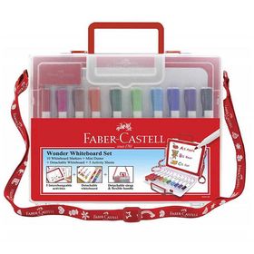 Faber-Castell 156069 10'lu Çantalı Beyaz Tahta Kalemi