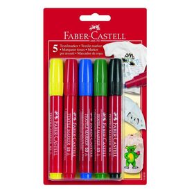 Faber-Castell 159505 Textil Marker 5'li Kalem