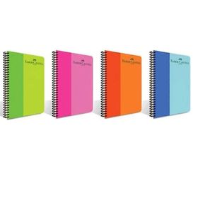 Faber Castell 160 Yp. Çizgili Bicolor Spiralli Defter