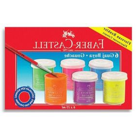 Faber-Castell 160403 Floresan 6 Renk Guaj Boya