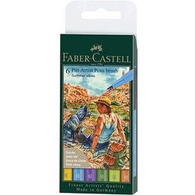 Faber Castell 167178 6'lı Pitt Artist Pen Çizim Kalemi