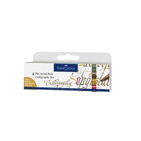 Faber Castell 167505 Pitt 4'lü Çizim Kalemi Kaligrafi