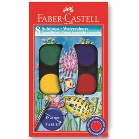 Faber Castell 190008 8 Renk Sulu Boya