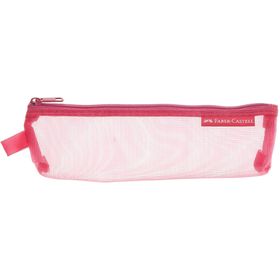 Faber Castell 19x6x14 cm Pembe Mesh Dosya Kalemlik
