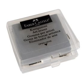 Faber Castell 2 Adet Plastik Kutulu Gri Hamur Silgi