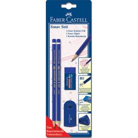 Faber Castell 2 Kalem + Silgi + Kalemtras Sinav Seti