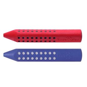 Faber-Castell 2001 Grip Kırmızı Mavi Üçgen Silgi