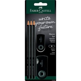 Faber Castell 2024 Siyah Kurşun Kalem Ofis Seti