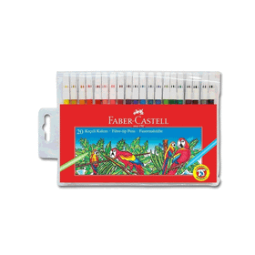 Faber-Castell 20'lı Poşet Keçeli Kalem