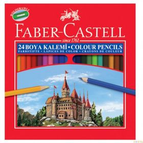 Faber-Castell 2360 Karton Kutu Kuruboya 24 Renk
