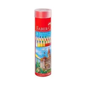 Faber-Castell 24 Renk Kuruboya Redline Metal Kutu