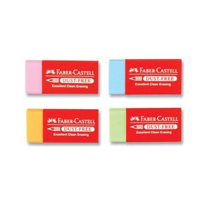 Faber-Castell 24'lü Dust-Free Renkli Silgi