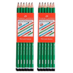 Faber-Castell 24'lü Mercanlı Kurşun Kalem
