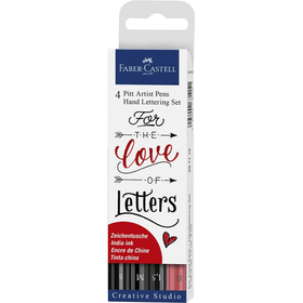 Faber Castell 267115 4'lü Siyah Pitt Kaligrafi Seti