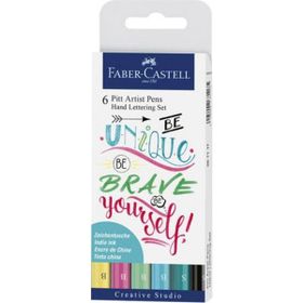 Faber-Castell 267116 Pitt Artist Pen 6lı Kaligrafi Seti