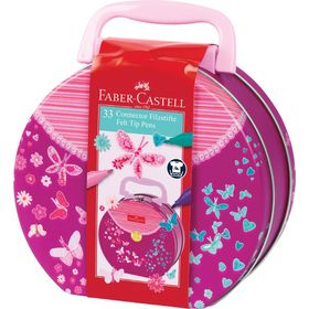 Faber Castell 33'lü Eğlenceli Keçeli Kalem El Çantası