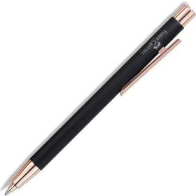 Faber-Castell 343320 Neo Slim Mat Siyah Rose Gold Tükenmez Kalem