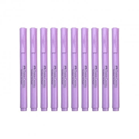 Faber Castell 38 10 Adet Pastel Mor Fosforlu Kalem