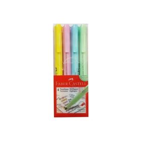 Faber Castell 38 4 lü Takım Pastel Renkler Fosforlu Kalem