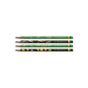 Faber Castell 4 Adet 2B Spor Desenli Kurşun Kalem