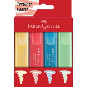 Faber Castell 4 Renk Pastel Fosforlu Kalem Seti